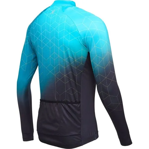 Klimatex NIBALI Pánsky cyklistický dres s dlhým rukávom, čierna, veľkosť