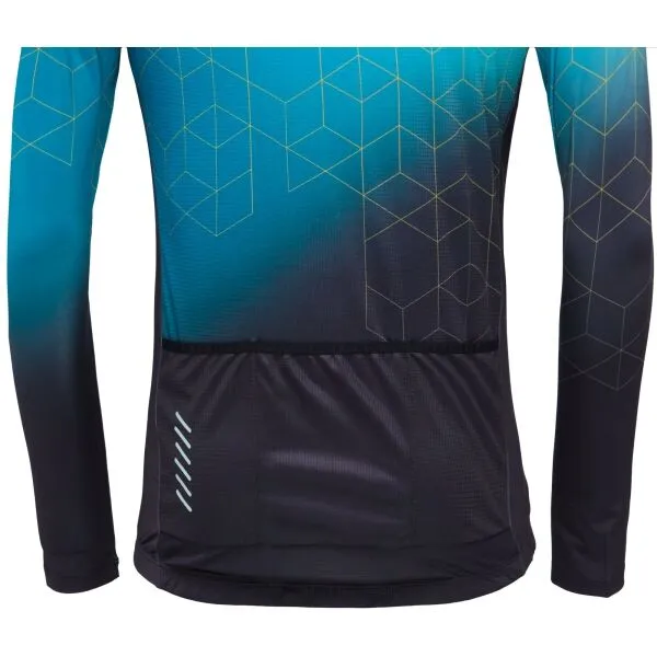 Klimatex NIBALI Pánsky cyklistický dres s dlhým rukávom, čierna, veľkosť