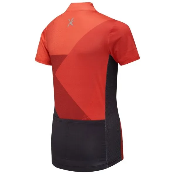 Klimatex ENZO Detský cyklodres s krátkym rukávom, červená, veľkosť