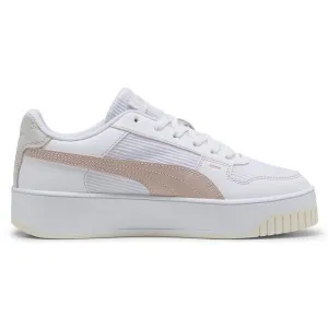 Puma CARINA STREET LUX CRAFTED FLOWERS Dámska vychádzková obuv, biela, veľkosť 38