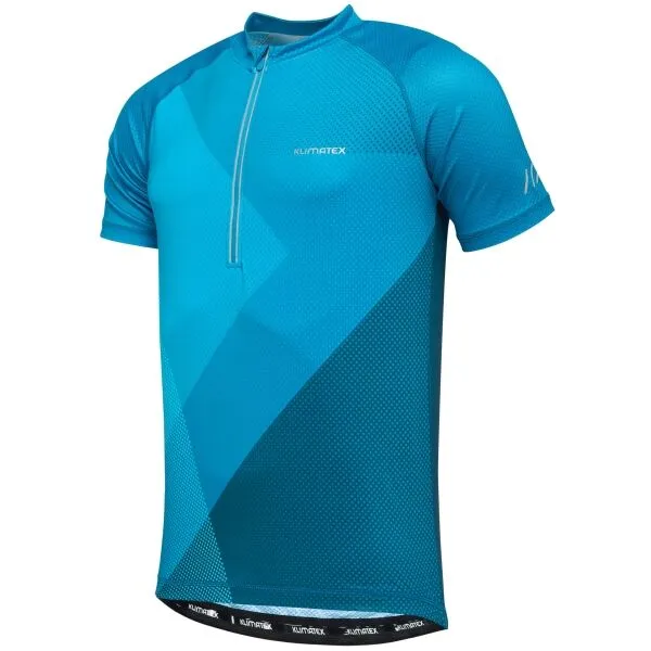 Klimatex JARIX Pánsky cyklistický dres s krátkym rukávom, modrá, veľkosť