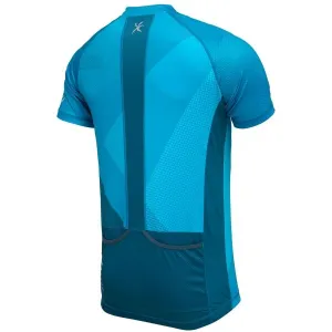 Klimatex JARIX Pánsky cyklistický dres s krátkym rukávom, modrá, veľkosť