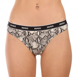3PACK dámske tangá HUGO viacferbná (50495870 240) M