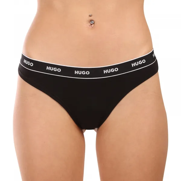 3PACK dámske tangá HUGO viacferbná (50495870 240) M