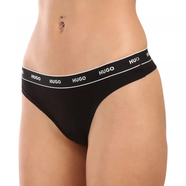 3PACK dámske tangá HUGO viacferbná (50495870 240) M