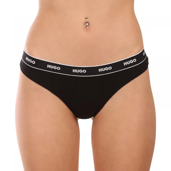 3PACK dámske tangá HUGO viacferbná (50495870 240) M