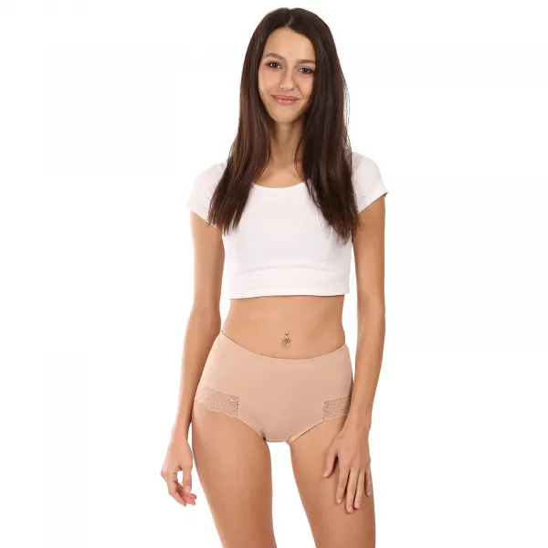 Dámske nohavičky Stahovací sťahovacie béžové (BU812509-363) M