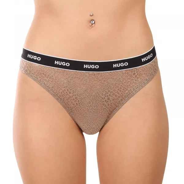 3PACK dámske nohavičky HUGO viacfarebné (50535254 960) M