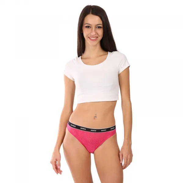 3PACK dámske nohavičky HUGO viacfarebné (50535254 960) M