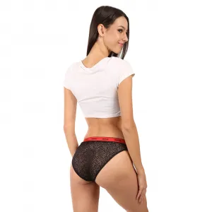 3PACK dámske nohavičky HUGO čierne (50535254 002) M
