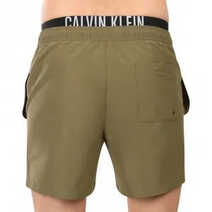 Pánske plavky Calvin Klein zelené (KM0KM01093-LB6) L