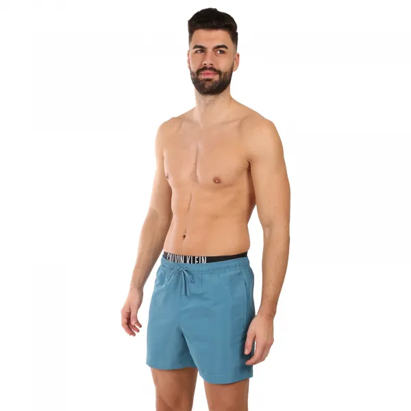Pánske plavky Calvin Klein modré (KM0KM01093-CJ6) L