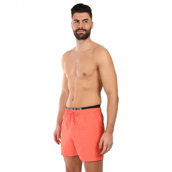 Pánske plavky Calvin Klein ružové (KM0KM01093-U07) M