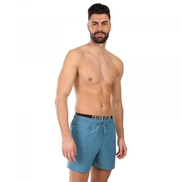 Pánske plavky Calvin Klein modré (KM0KM01093-CJ6) L
