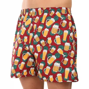 Pánske domáci trenky s vreckami Styx pivo (D1855) M, trenírky
