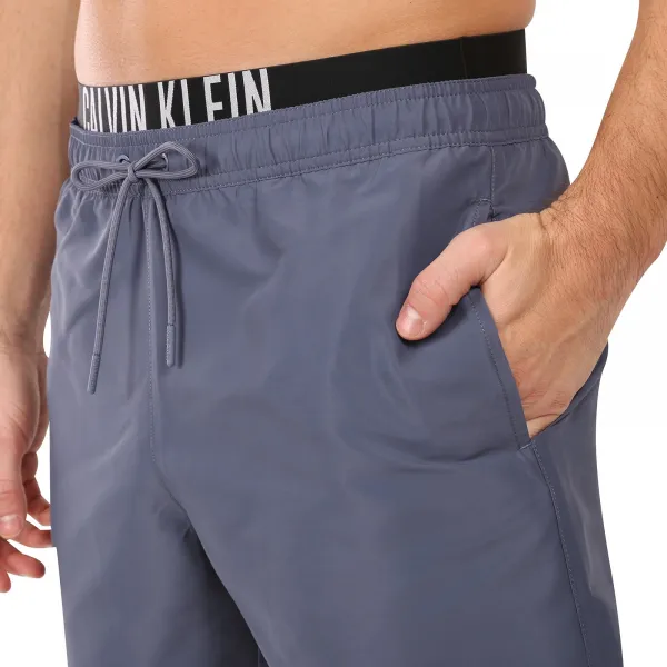 Pánske plavky Calvin Klein sivé (KM0KM01093-PCP) M