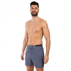 Pánske plavky Calvin Klein sivé (KM0KM01093-PCP) M
