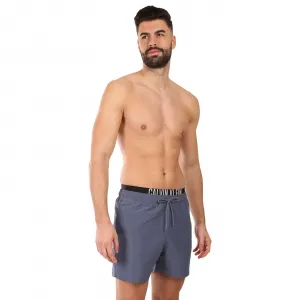 Pánske plavky Calvin Klein sivé (KM0KM01093-PCP) M