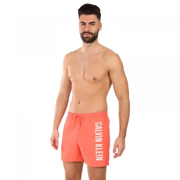 Pánske plavky Calvin Klein ružové (KM0KM01092-U07) M