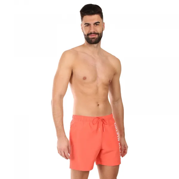 Pánske plavky Calvin Klein ružové (KM0KM01092-U07) M