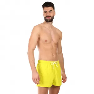 Pánske plavky Calvin Klein žlté (KM0KM01099-LRF) M