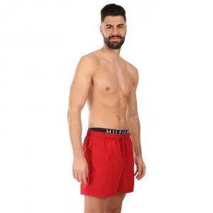Pánske plavky Tommy Hilfiger červené (UM0UM03489 XLD) M