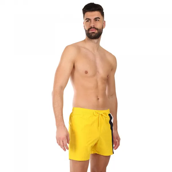 Pánske plavky Tommy Hilfiger žlté (UM0UM03483 ZGY) M