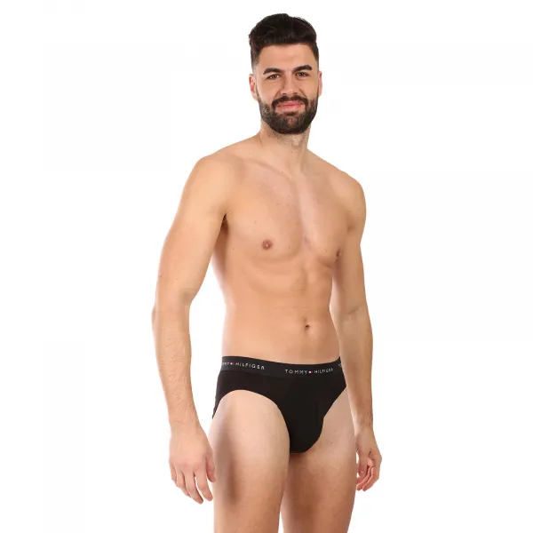 3PACK pánske slipy Tommy Hilfiger čierné (UM0UM03471 0WE) S