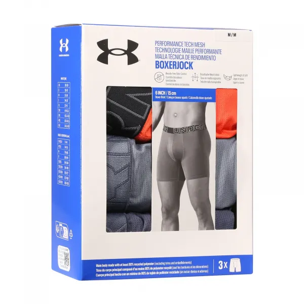 3PACK pánske boxerky Under Armour viacfarebné (1383884 847) S, trenky