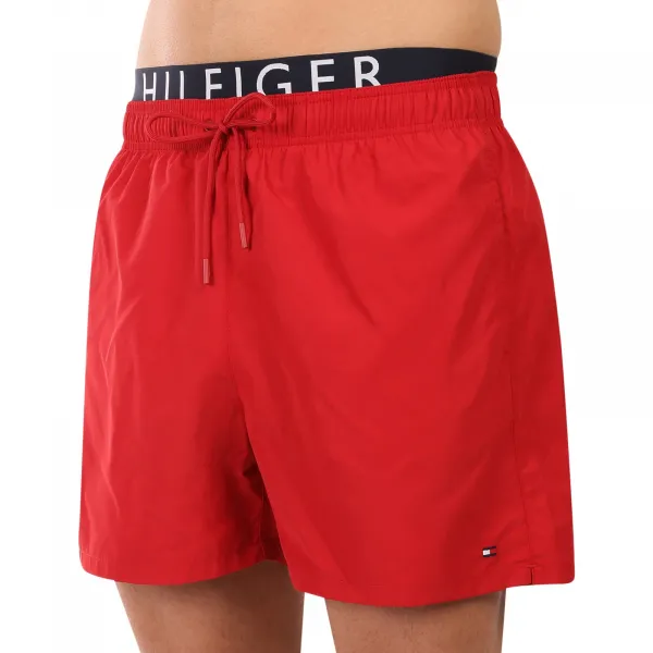 Pánske plavky Tommy Hilfiger červené (UM0UM03489 XLD) M