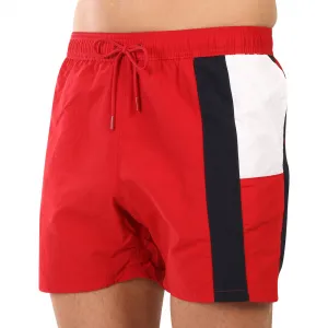 Pánske plavky Tommy Hilfiger červené (UM0UM03483 XLD) M