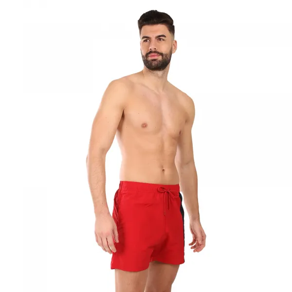 Pánske plavky Tommy Hilfiger červené (UM0UM03483 XLD) M