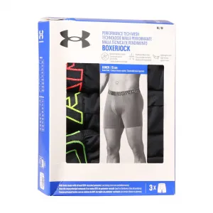 3PACK pánske boxerky Under Armour čierné (1383884 005) M, trenky