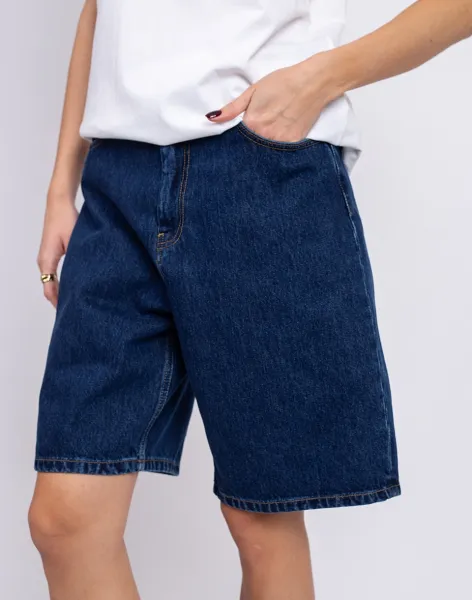 Carhartt WIP W' Brandon Short Blue stone washed S