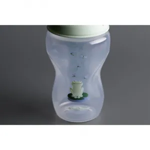 Tommee Tippee Natural Start Anti-Colic samosterilizačná dojčenská fľaša Nature Medium Flow 3 m+ 2x340 ml