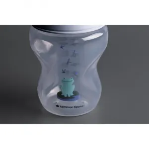 Tommee Tippee Natural Start Anti-Colic dojčenská fľaša Slow Flow 0m+ Frog 2x260 ml