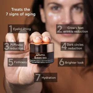 Apivita Queen Bee Eye Cream intenzívny očný krém proti vráskam 15 ml
