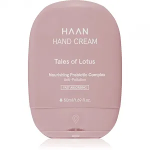 HAAN Hand Care Hand Cream rýchlo sa vstrebávajúci krém na ruky s prebiotikami Tales of Lotus 50 ml