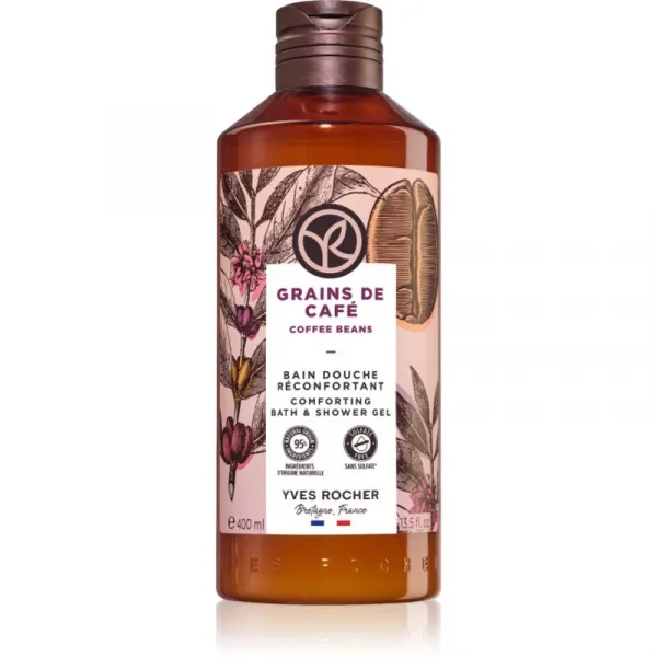 Yves Rocher Bain de Nature upokojujúci sprchový gél Coffee Beans 400 ml