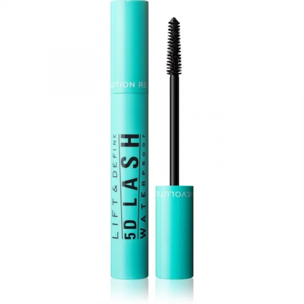 Revolution 5D Lash vodeodolná predlžujúca riasenka pre extra objem odtieň Black 14 ml