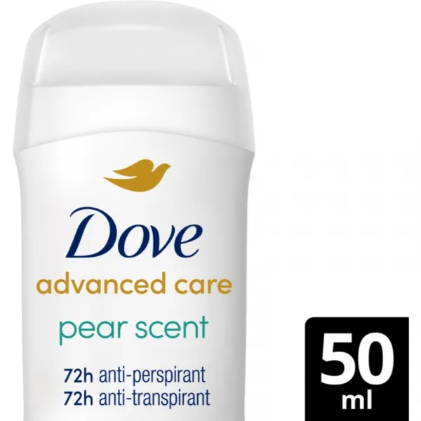 Dove Advanced Care Pear & Aloe Vera tuhý antiperspitant 50 ml