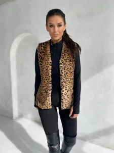 Brown vest Yups DT-031. R59