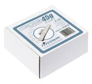 REDATS Fe vyvažovacie závažia na oceľové ráfiky 45g - 50 ks. FIVESTARS