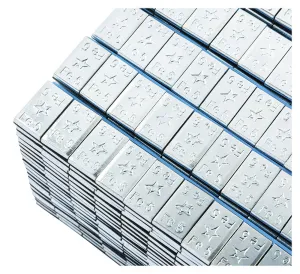 REDATS Pozinkované závažia na hliníkové disky 5g - 100 pásikov