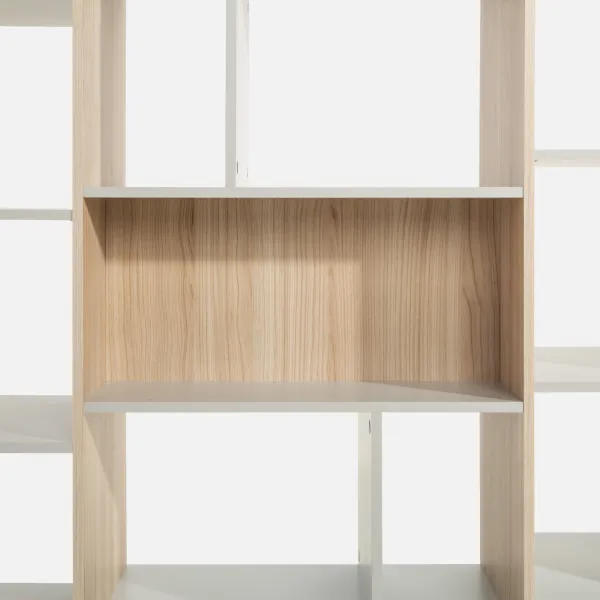 Szynaka Regál Ryga 07 120 cm dub Riva/šedý