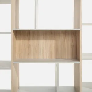 Szynaka Regál Ryga 07 120 cm dub Riva/šedý