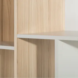 Szynaka Regál Ryga 07 120 cm dub Riva/šedý