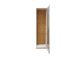 Szynaka Vitrína Salvo 10 57 cm biela/orech kalifornský