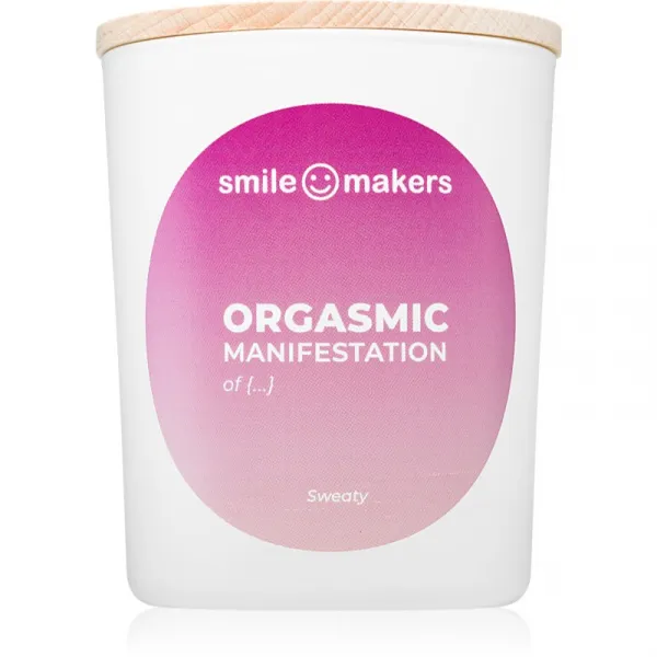 Smile Makers Orgasmic Manifestations vonná sviečka Sweaty 180 g