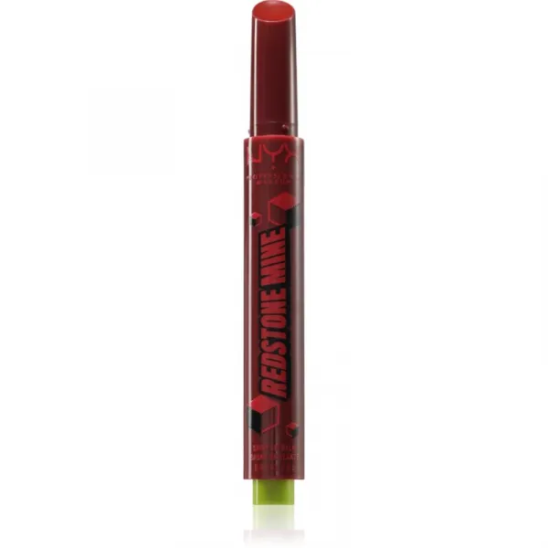 NYX Professional Makeup A Minecraft Movie balzam na pery odtieň Redstone Mine 2 g